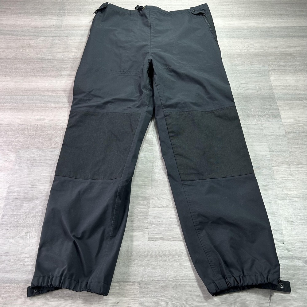 VINTAGE REI Snow Pants Mens 40x31 Black Gore-Tex Waterproof Zip‎ Hem 80s USA